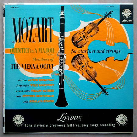 LONDON ffrr | VIENNA OCTET/MOZART - Quintet in A Major ...