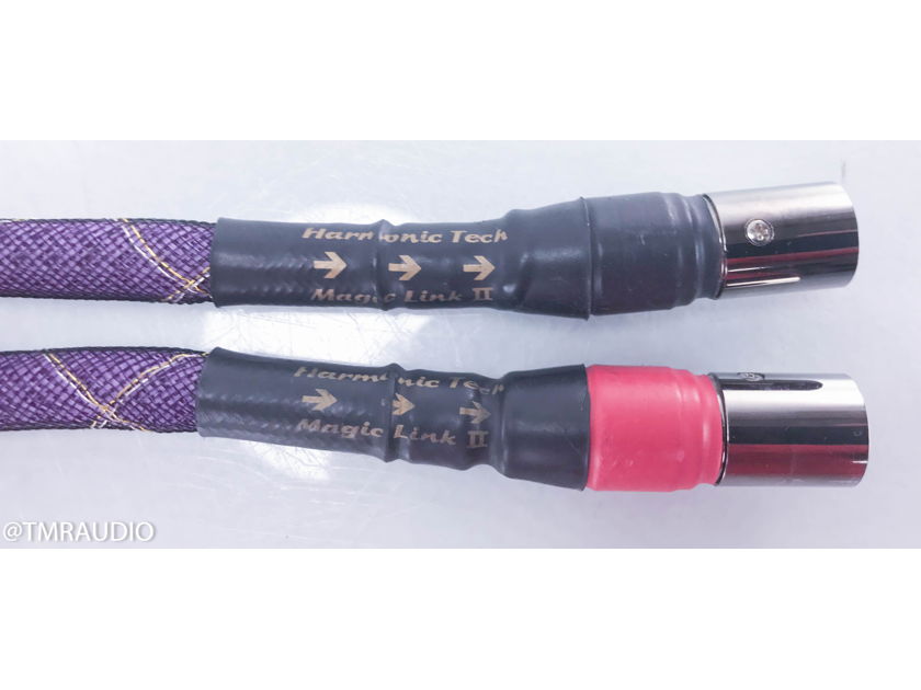 Harmonic Technology Magic Link II XLR Cables; 1M Pair of Interconnects (11854)