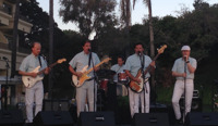 The Beach Boys -- or a reasonable facsimile -- serenade cosseted TD attendees.[Tim Welsh photo]