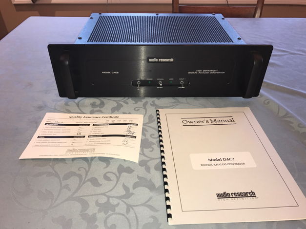 Audio Research DAC 2 Audiophile Digital to Analog Conve...