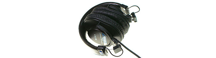 レンタル] ソニー スタジオモニターヘッドホン MDR-7506