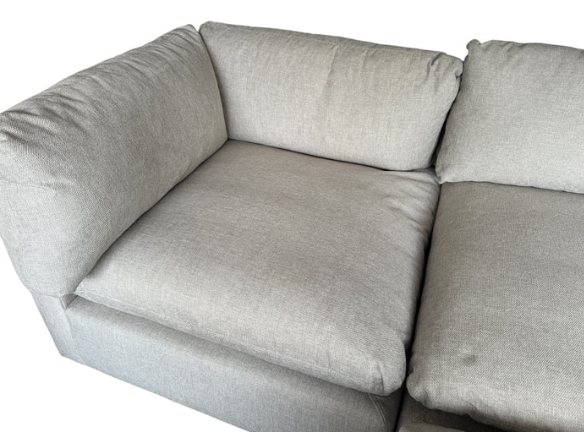 Fluffy Modular 4 Piece + Ottoman - Image 4