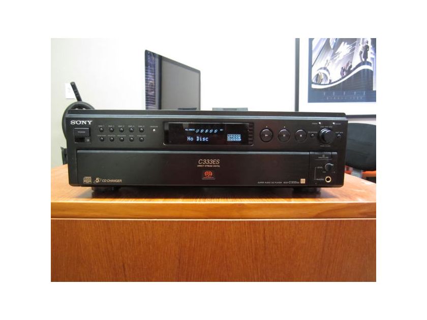 Sony SCD-333ES 5-disc SACD changer originally $1,200, Stereophile recommended