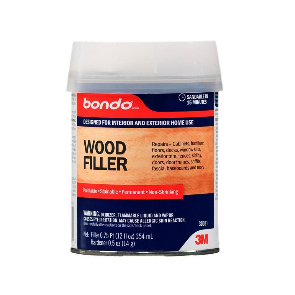 3M Bondo Wood Filler vs Minwax ColorMatched Wood Filler Slant