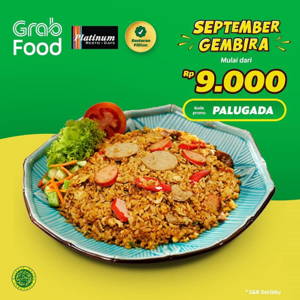 PLATINUM Resto: PROMO HARGA SPESIAL Menu Pilihan mulai Rp. 9.000 khusus pemesanan via GRABFOOD sampai 09/29/2019