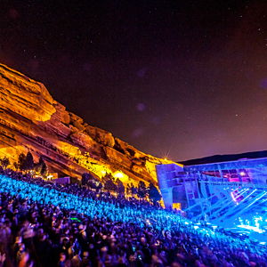 Bleachers at Red Rocks Amphitheater