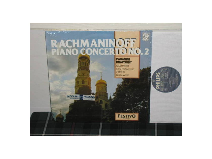 Orozco/De Waart/RPO - Rachmaninoff Cto 1 Philips Import Pressing 9500