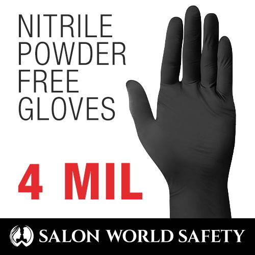4 MIL Nitrile Powder Free Gloves