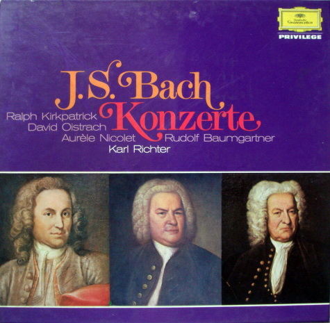 DG / Bach Concertos, - OISTRACH/KIRKPATRICK, MINT, 2LP ...