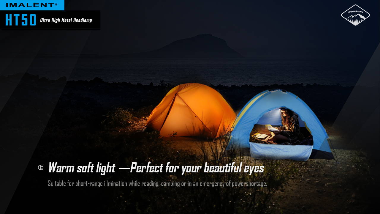 Lampe frontale rechargeable IMALENT HT50