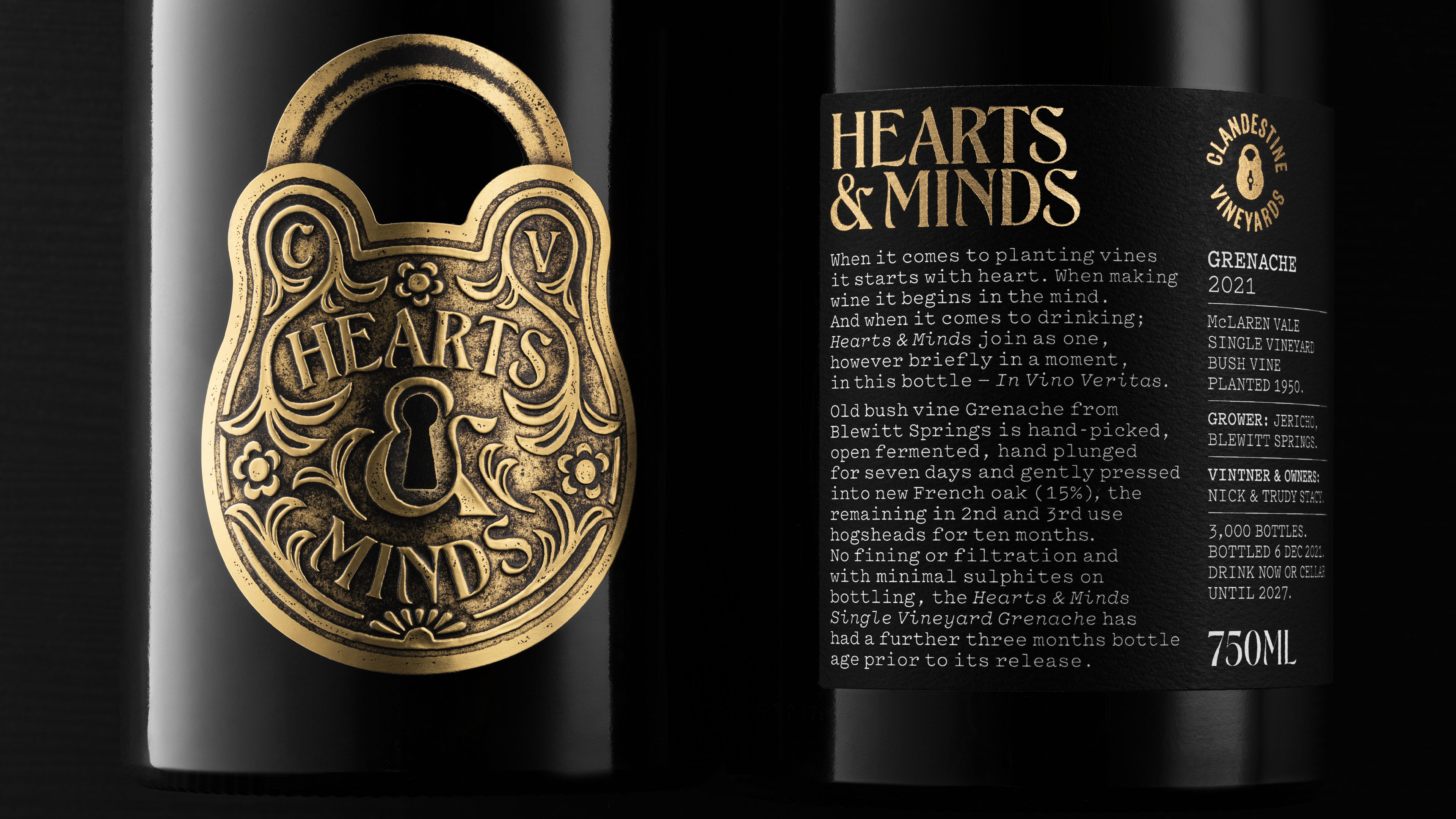 Hearts Wine & Sparkling Wine Labels