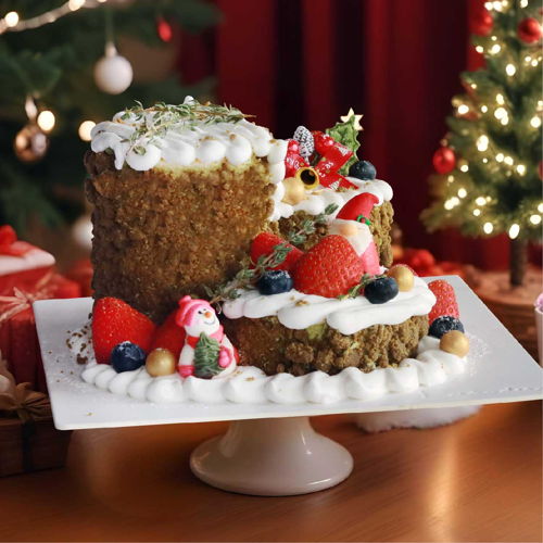 Image 21: C. Snowberry Yule Log
