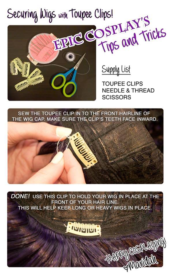 How To Attach Wig Clips - CreatedHair