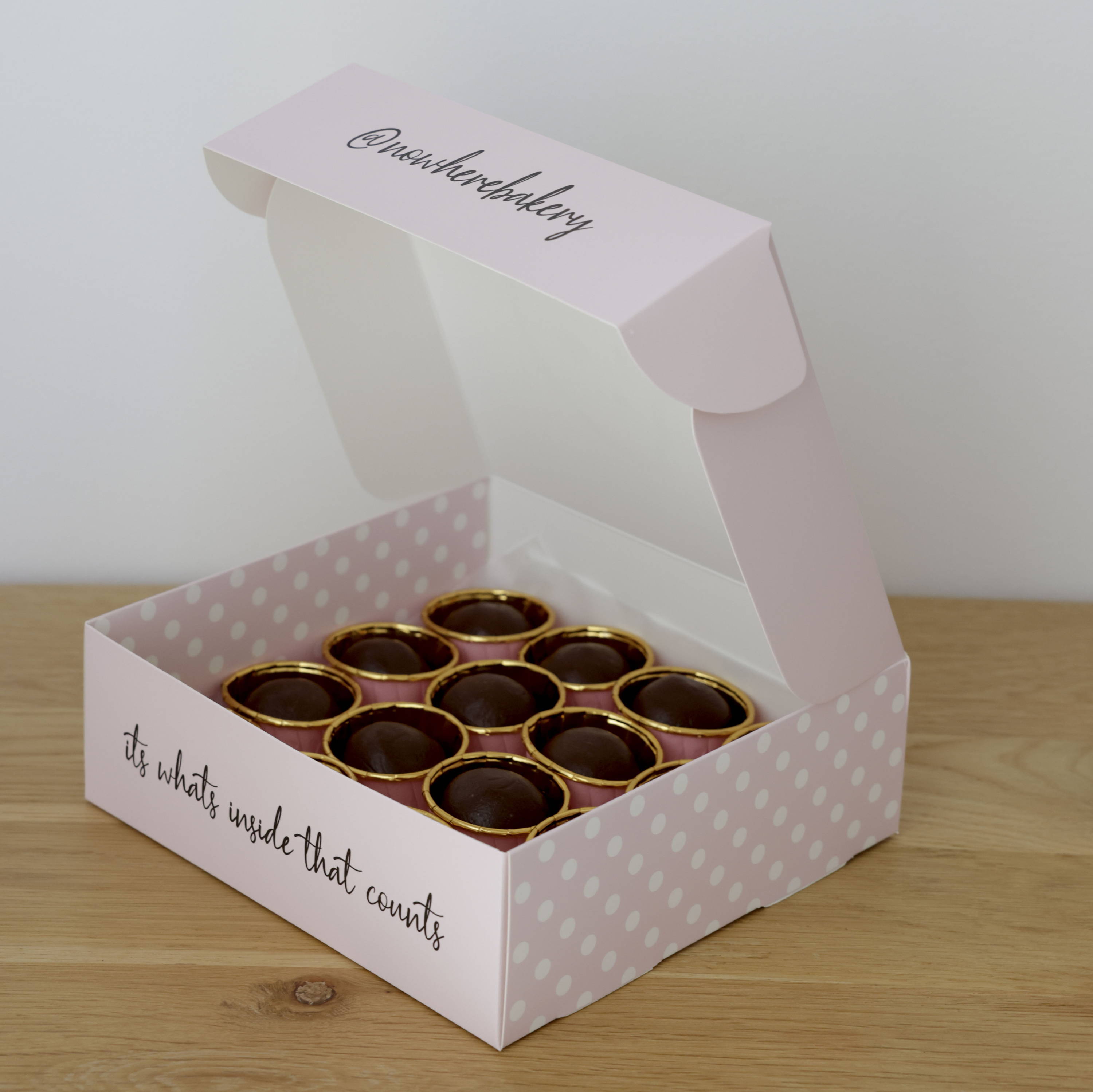 An open box of our 12 pack Salted Caramel Protein Balls @samiclarke.