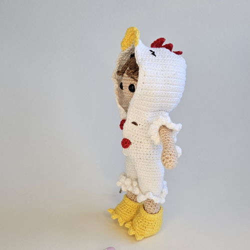 Jip-amigurumi pop in kippenpak