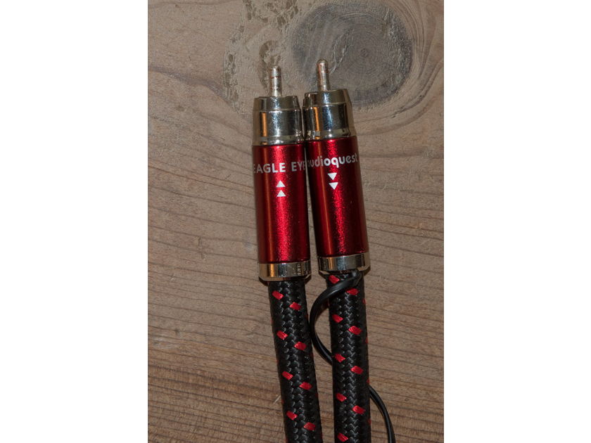 Audioquest Eagle Eye coax digital cable 1.5 m with rcas- incredible price