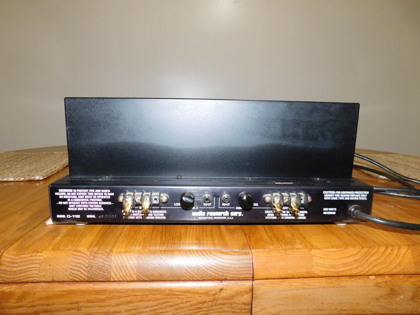 audio research D-115 mkII tube amp