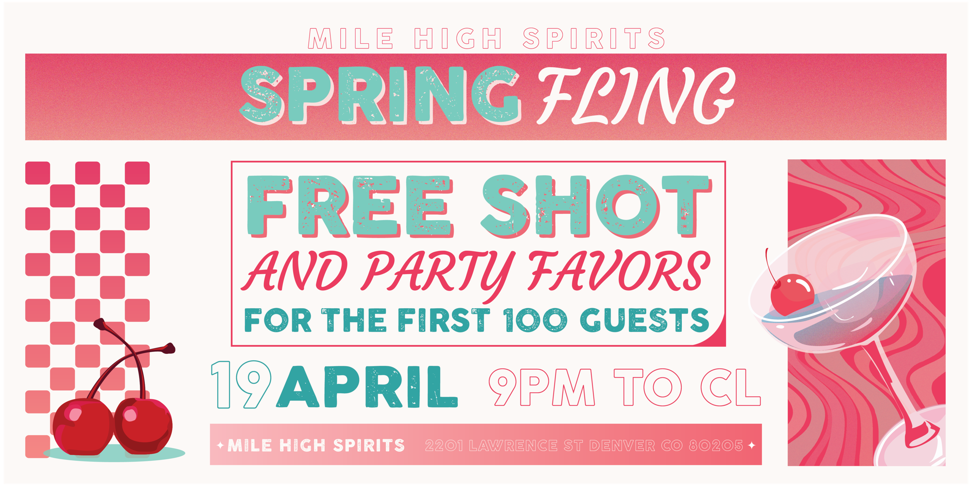 SPRING FLING at Mile High Spirits promotional image