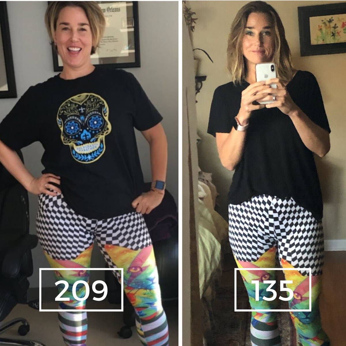 Fastblast smoothie before and after