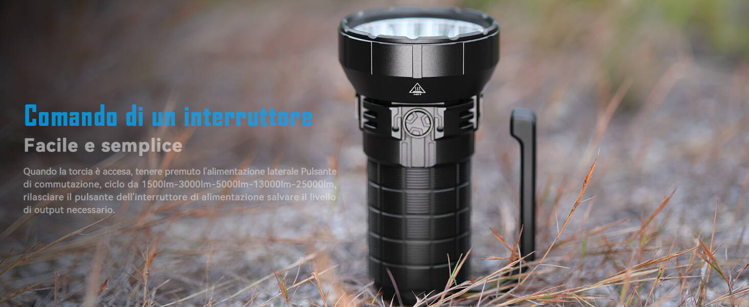 Lampe torche LED IMALENT MS12 MINI - 65 000 lumens