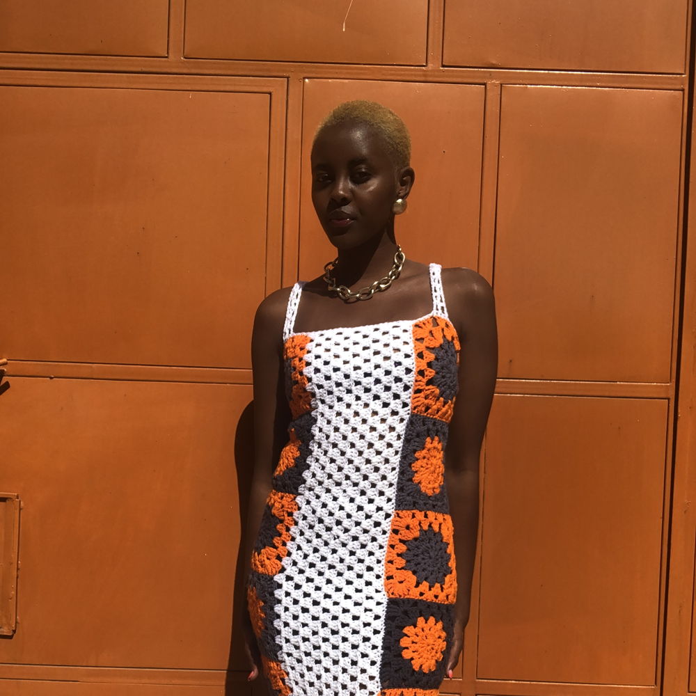 HoneyComb Granny Square Dress Pattern