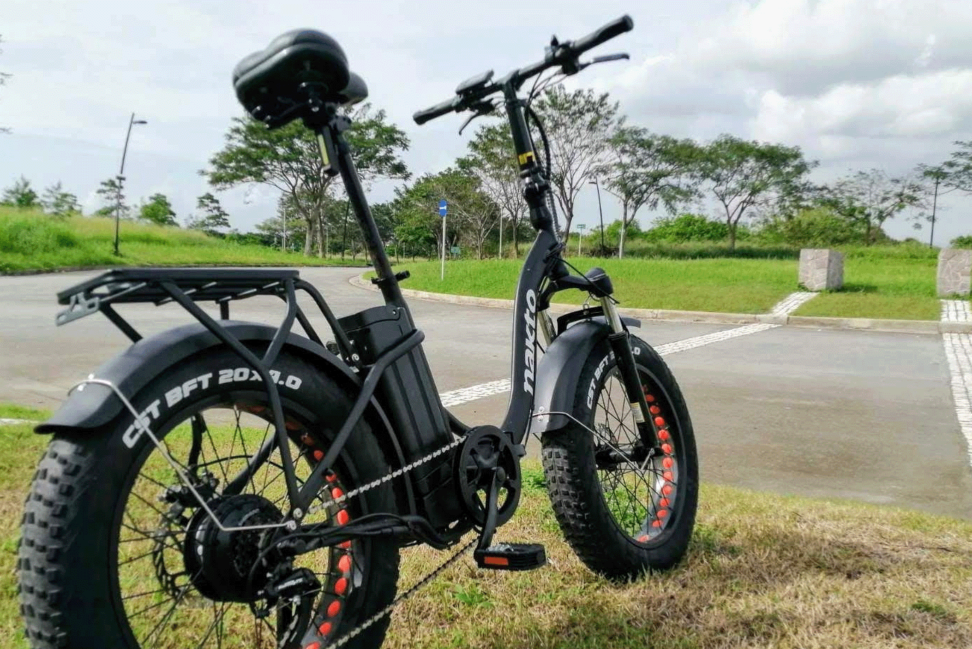 riding with ebike this easter