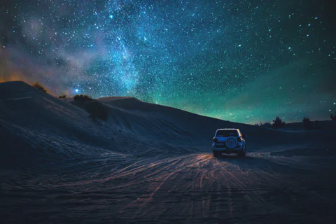 Evening safari and an unforgettable night in the desert