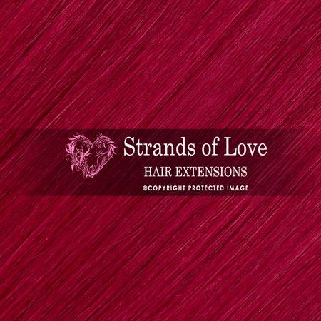 Strands Of Love Hair Extensions Colour Cherry Red Bug