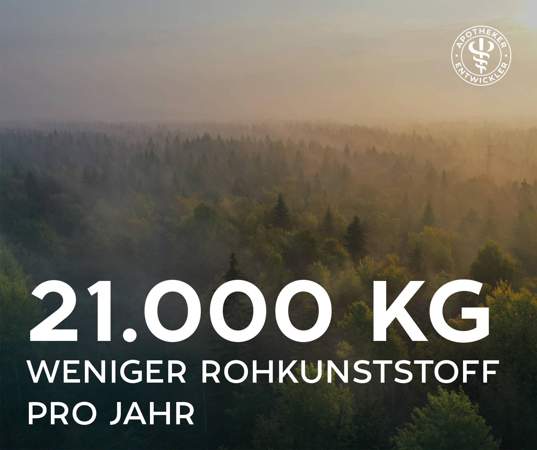 Einsparungen Rohkunststoff