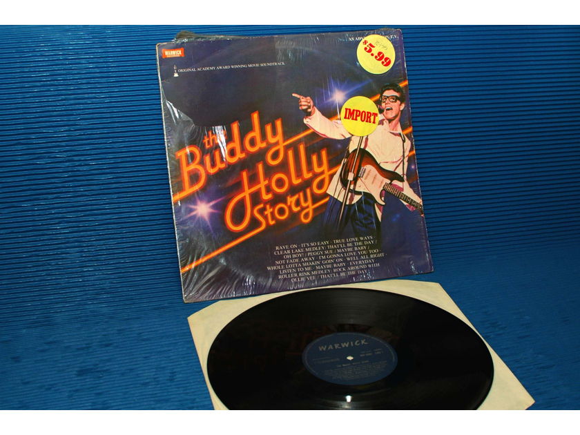 "THE BUDDY HOLLY STORY"   - Movie Soundtrack -  Warwick 1979 UK Import