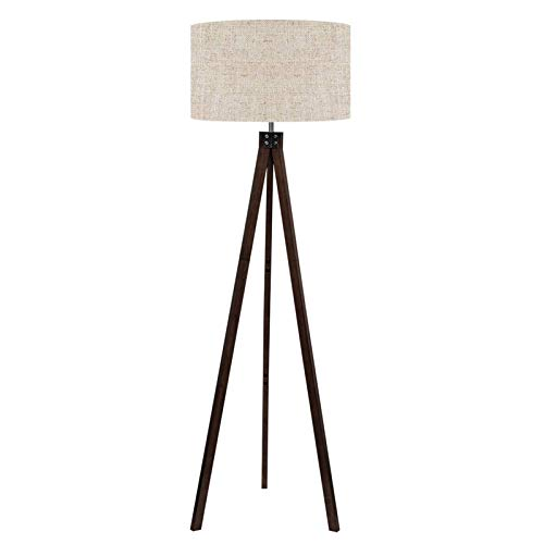 Brightech Maxwell Shelf Floor Lamp vs LEPower Tripod Floor Lamp Slant
