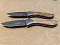 Set of 2 Wooden Handle Knives 