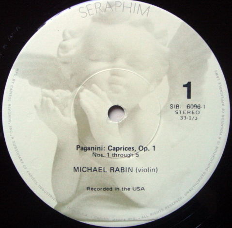 EMI Angel / MICHAEL RABIN, - Paganini The Complete Capr...
