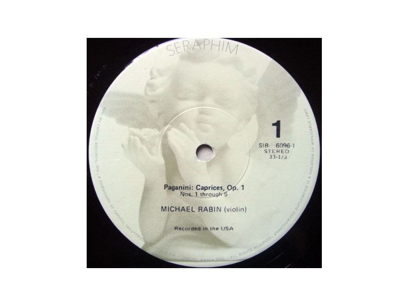 EMI Angel / MICHAEL RABIN, - Paganini The Complete Caprices, MINT, 2LP Set!