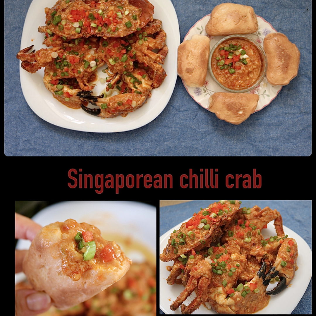 My first time making chilli crab and it was really tasty. This recipe is very clear and easy to follow. The fried man tou in gravy was utterly delicious 😋