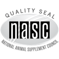 Illustrated quality seal of certification from NASC. 