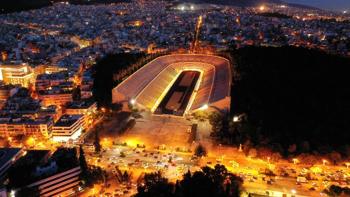 It is the only stadium in the world made entirely of white marble and was built around 330 BC for the Panathenaic Games