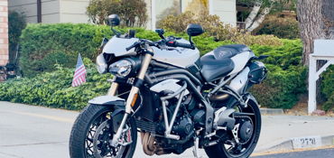 2020 TRIUMPH SPEED TRIPLE S motorcycle for rent near Union City, CA