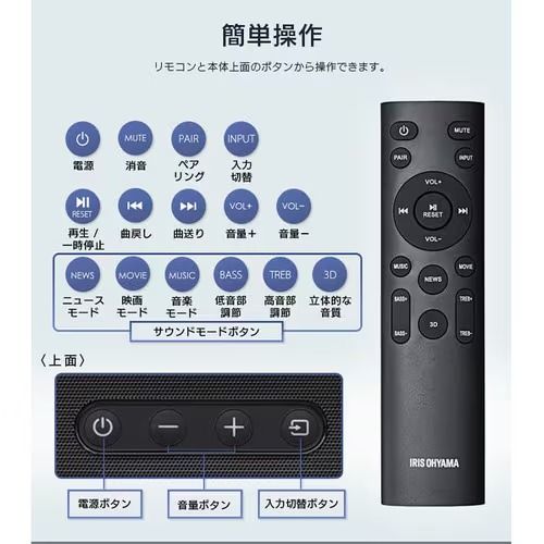 簡単操作