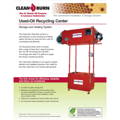 Clean Burn Used-Oil Recycling Center Brochure