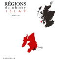 Carte région du Whisky Islay localisation de la distillerie écossaise Lagavulin