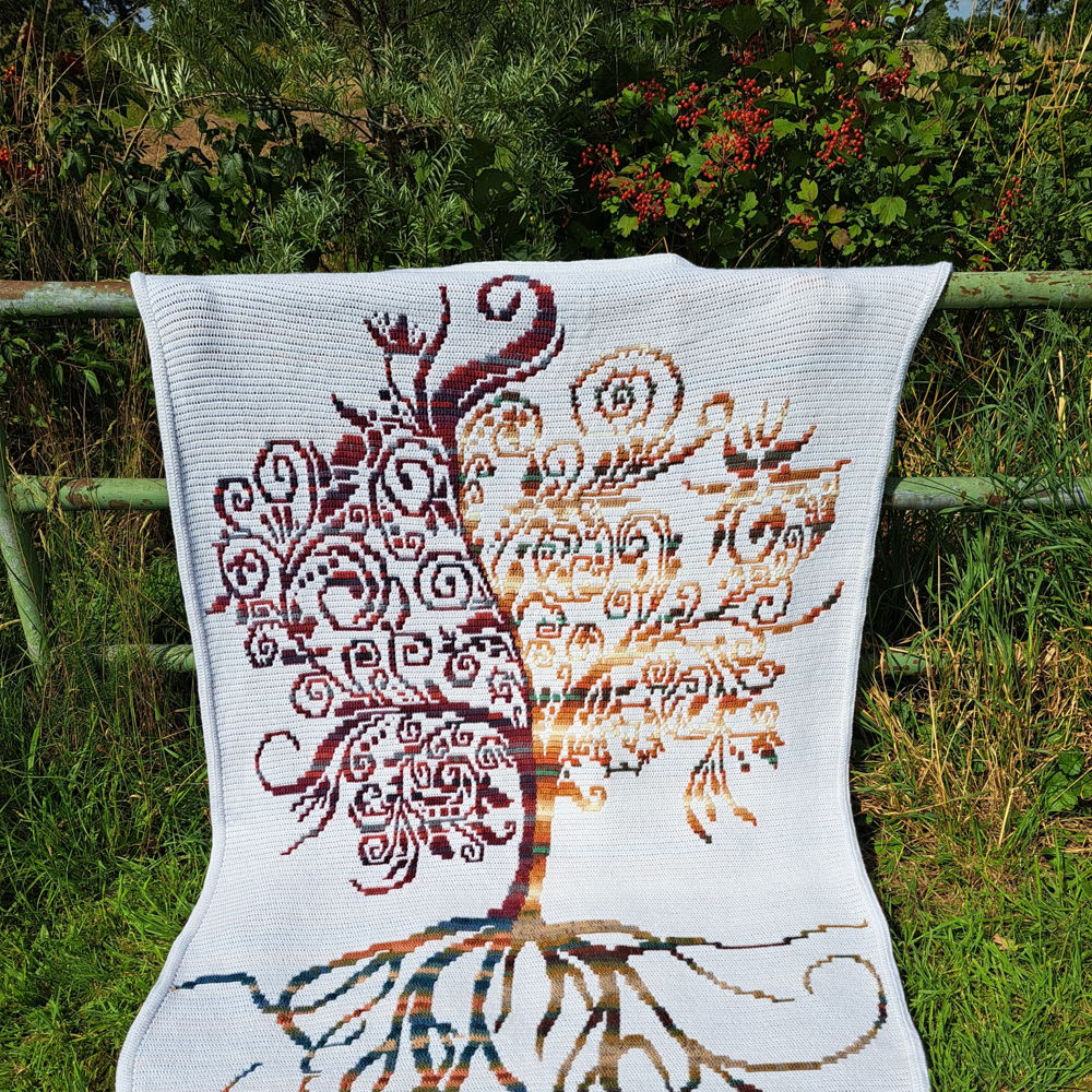 Tree of Life Overlay Mosaic Crochet Pattern