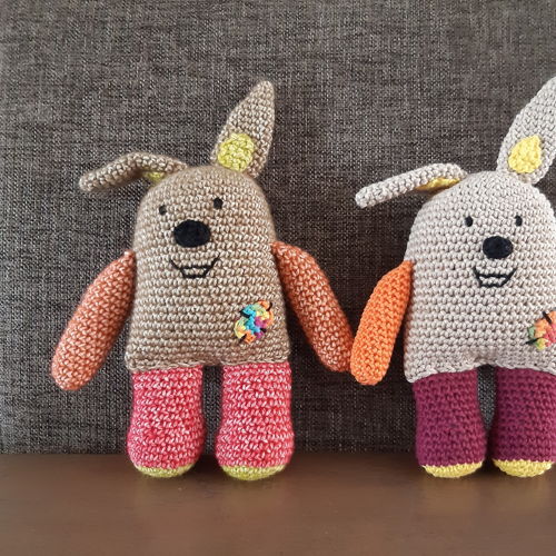 Knuffels Cosy en Happy (2 patronen in 1), Amigurumi