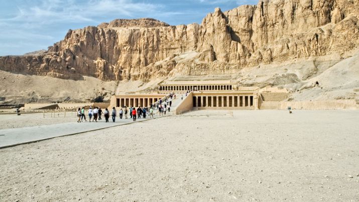 The Mortuary Temple of Hatshepsut near the Valley of the Kings