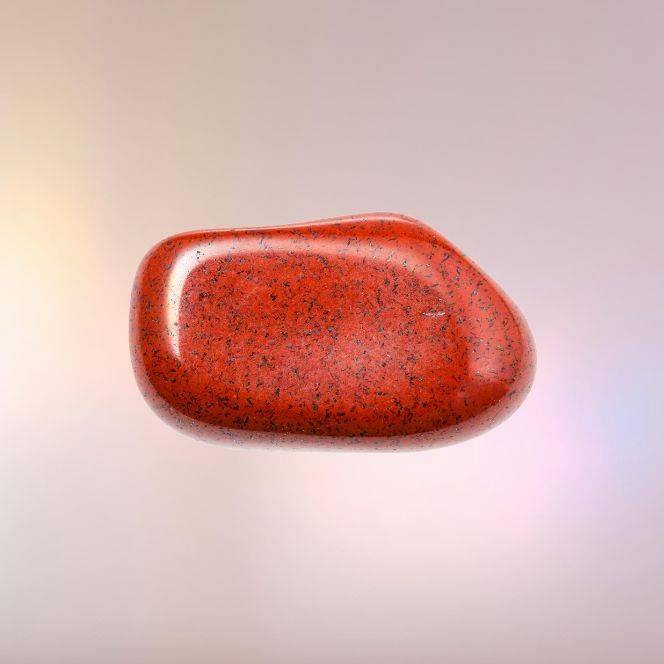 Jaspe rouge naturel – pierre d’ancrage, de vitalité et de courage en lithothérapie.