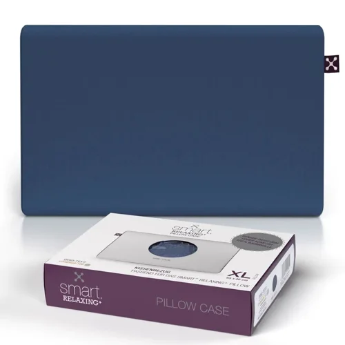 Smart Relaxing Pillow Case - Bleu Foncé