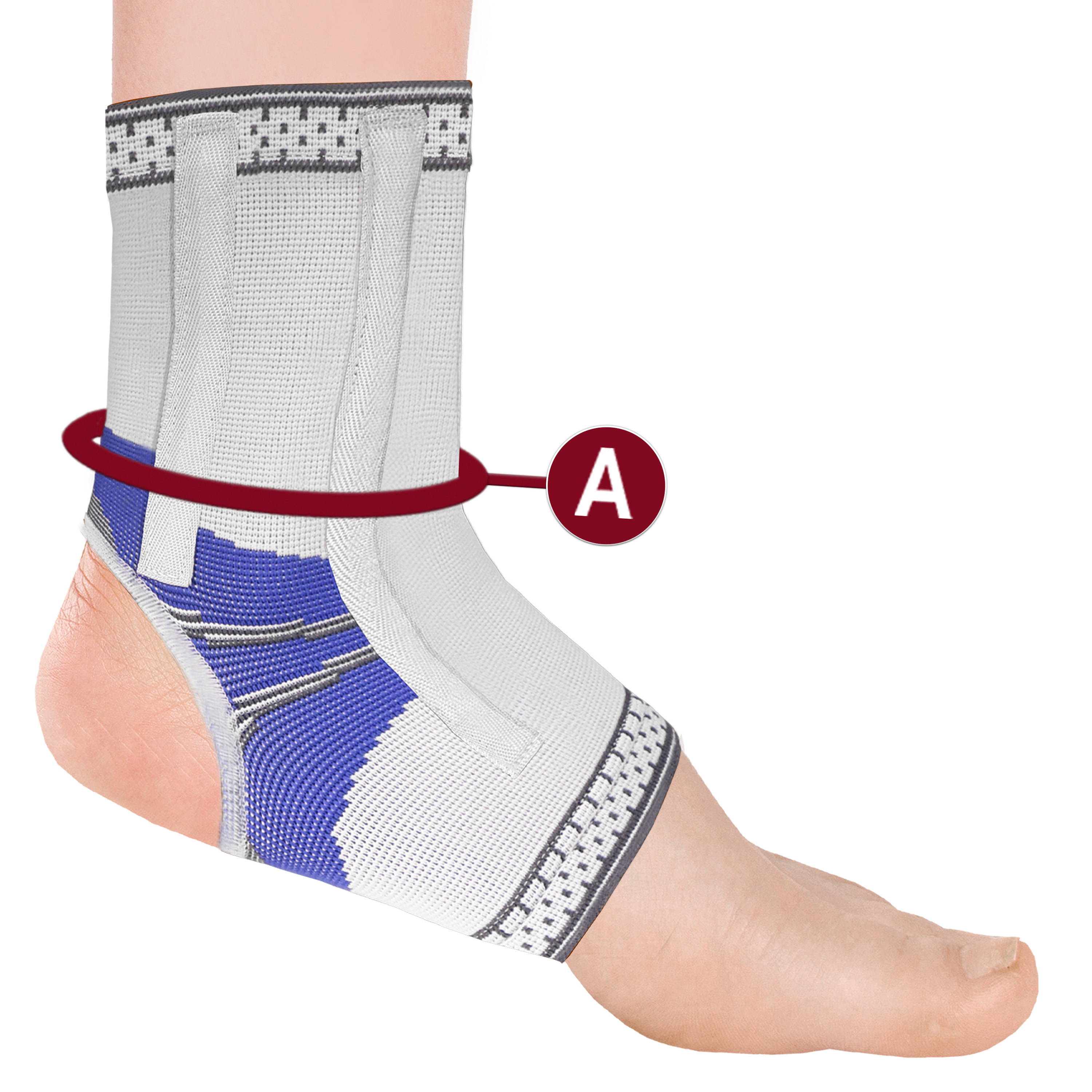 ANKLE SUPPORT MEASUREMENT LOCATION