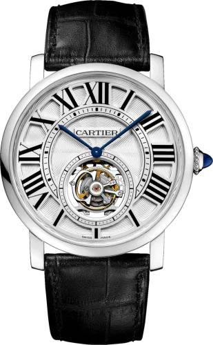 Rotonde de Cartier Flying Tourbillon White Gold / Silver
