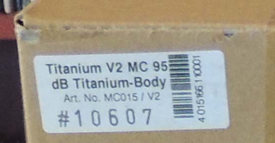 Clearaudio Titanium V2 MC Cartridge , "Steal" This Cart...