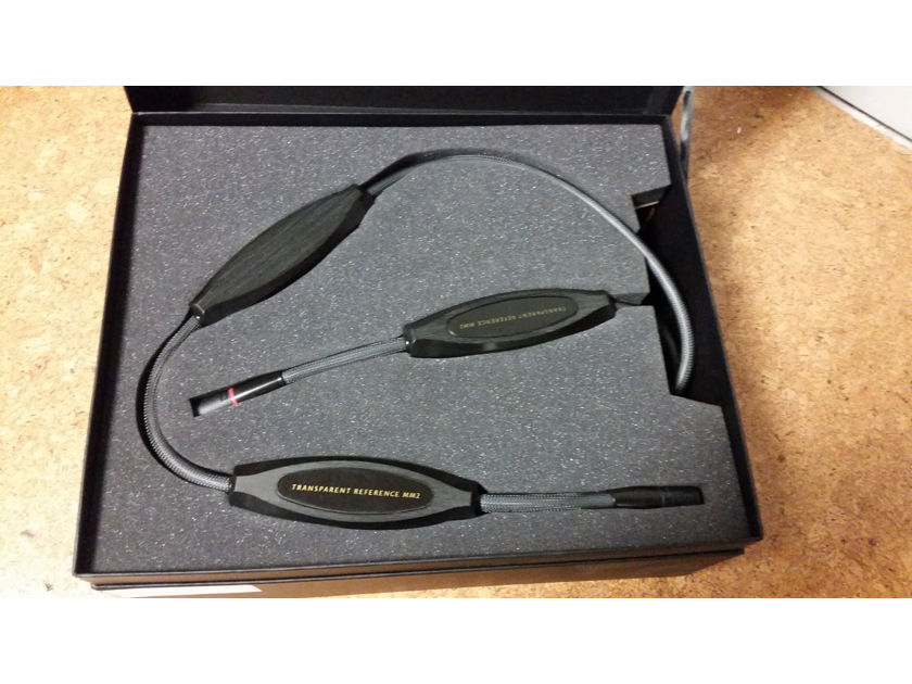 Transparent Audio Reference MM2 XLR 1.5M Must sell, excellent condition, latest technology!